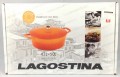 Lacostina 4.7升 鑄鐵搪瓷煲 橙色